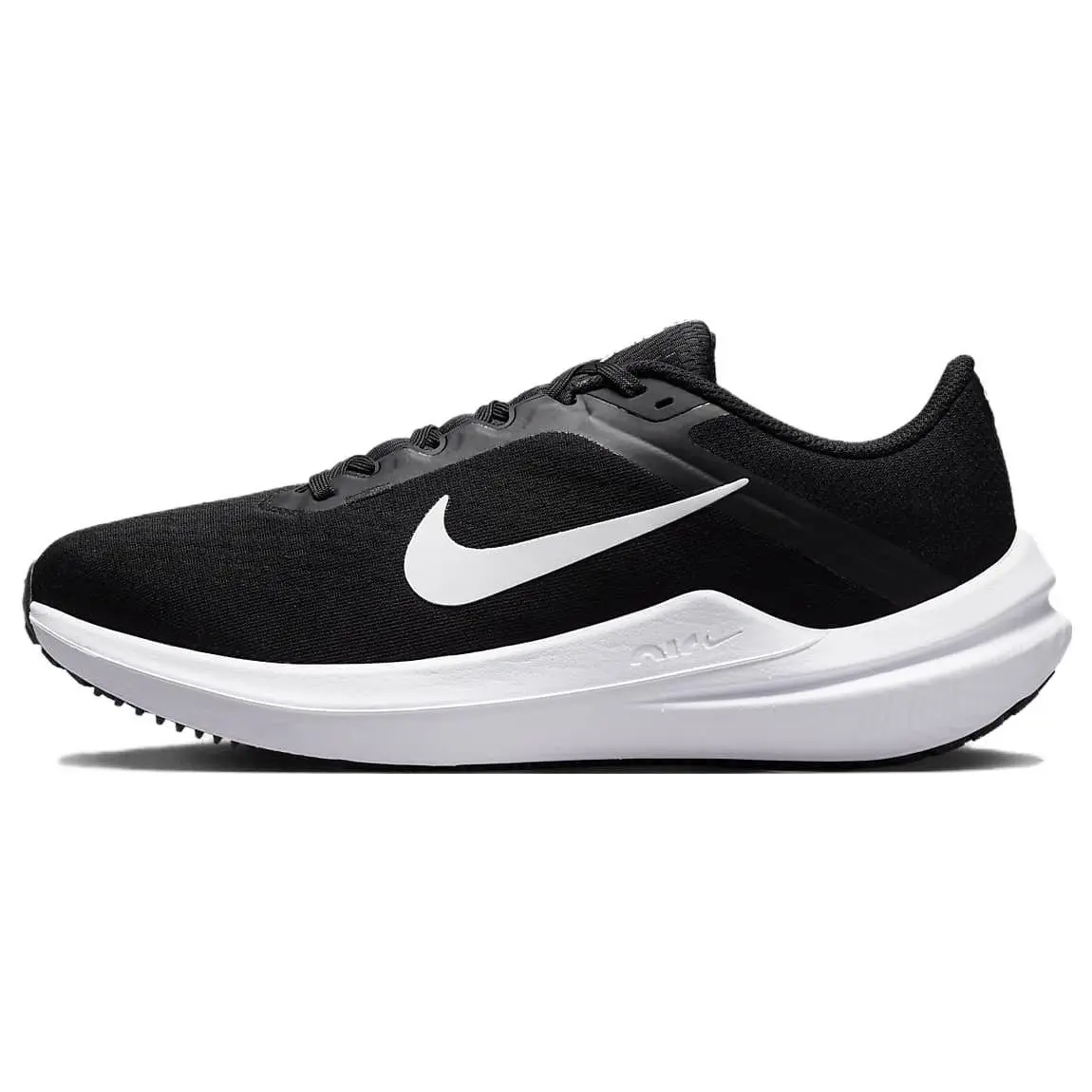Nike Air Zoom Winflo 10 Black White' Cushioned Breathable Low Top Running Shoes Women's DV4023-003