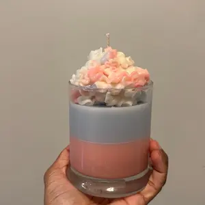 Cotton candy candle