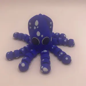 3D Printed Octopus Fidget Toy - Stress Relief Toy