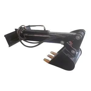 Single Arm Digger Attachment For Mini Skid Steer | AGT-M-DRG