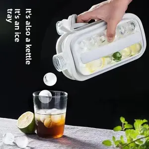 2-In-1 Ice Ball Maker Kettle, One Pull Release, Dual Function Ice Tray and Water Kettle, Convenient Storage Solution, Home Bar Accessories