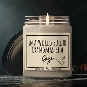 Gigi Candle, Gigi Gifts, Grandmother Gifts from grandkids, Grandma Candle