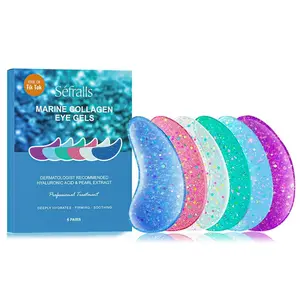 Hydrating Collagen Eye Masks (6 Pairs) | Mood-Based Colors | Formulated with Hyaluronic Acid for Deep Soothing, Moisture & Firming