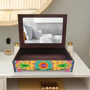 Mosaic Cross Stitch  Storage Box
