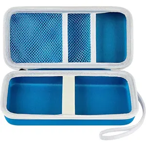 Case for Texas Instruments TI-30XS MultiView Scientific Calculator, Storage Holder Carrying Organizer Bag with Mesh Pocket for Pens, Pencils, Batteries and Accessories (Box Only)-Blue