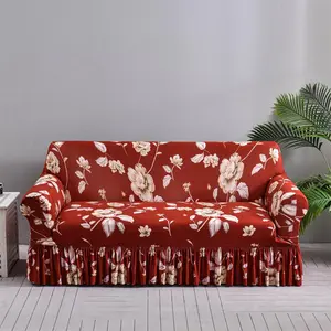 Floral Print Sofa Cover, Sofa Couch Covers, 1 Count Non-slip Stretch Sofa Slipcover, Couch Protector for Home Living Room Decor
