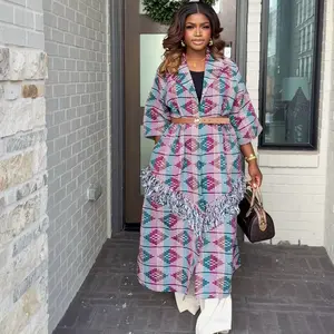 Akwaete Kimono - Bold and Elegant Statement Piece Rich in Fabric