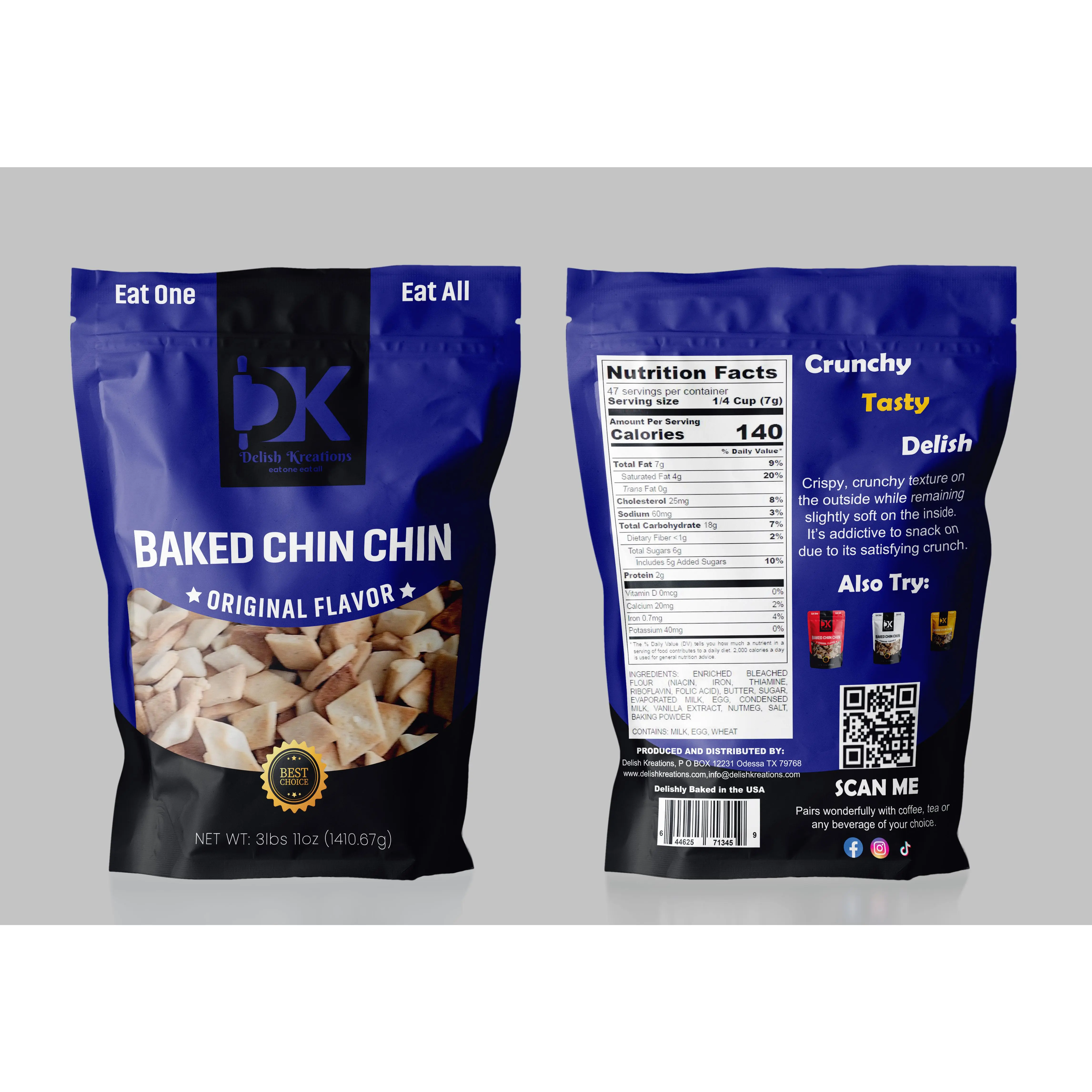Baked Chin Chin Original Flavor
