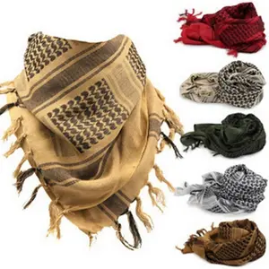 1 Pack Muslim  Desert Arabian gauze kerchief Men's Women's Sunscreen  Windproof Hiking Scarf
