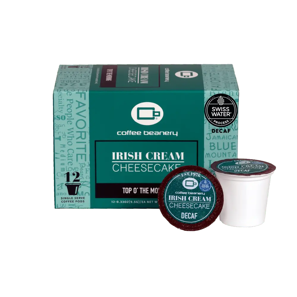 Irish Cream Cheesecake Flavored Decaf Coffee Pods
