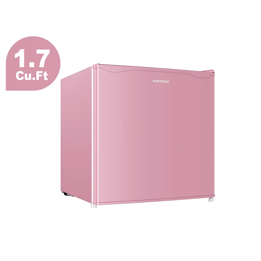 BANGSON 1.7 Cu.ft Mini Fridge With Freezer, Small Refrigerator, Energy Saving, Low Noise, for Office, Apartment, Dorm, Bedroom, Garage, Gift idea, Adjustable Feet,summerwins