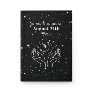 Virgo Journey Journal | Astrology Gift, Star Sign Notebook, Horoscope Journal, Personalized Journal, Virgo Birthday Gift