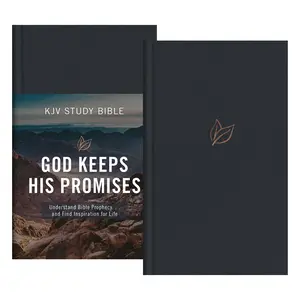 The God Keeps His Promises KJV Study Bible [Slate Leaf]