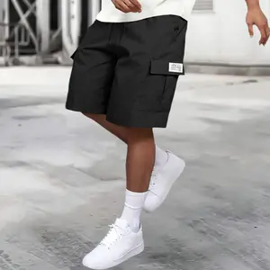 Men's shorts - Brown/Black/Deep Navy Blue/Green - Slanted cargo pockets - Multi-purpose casual wear - Daily wear - Men's cargo shorts (spring version) - Valentine's Day gift for him