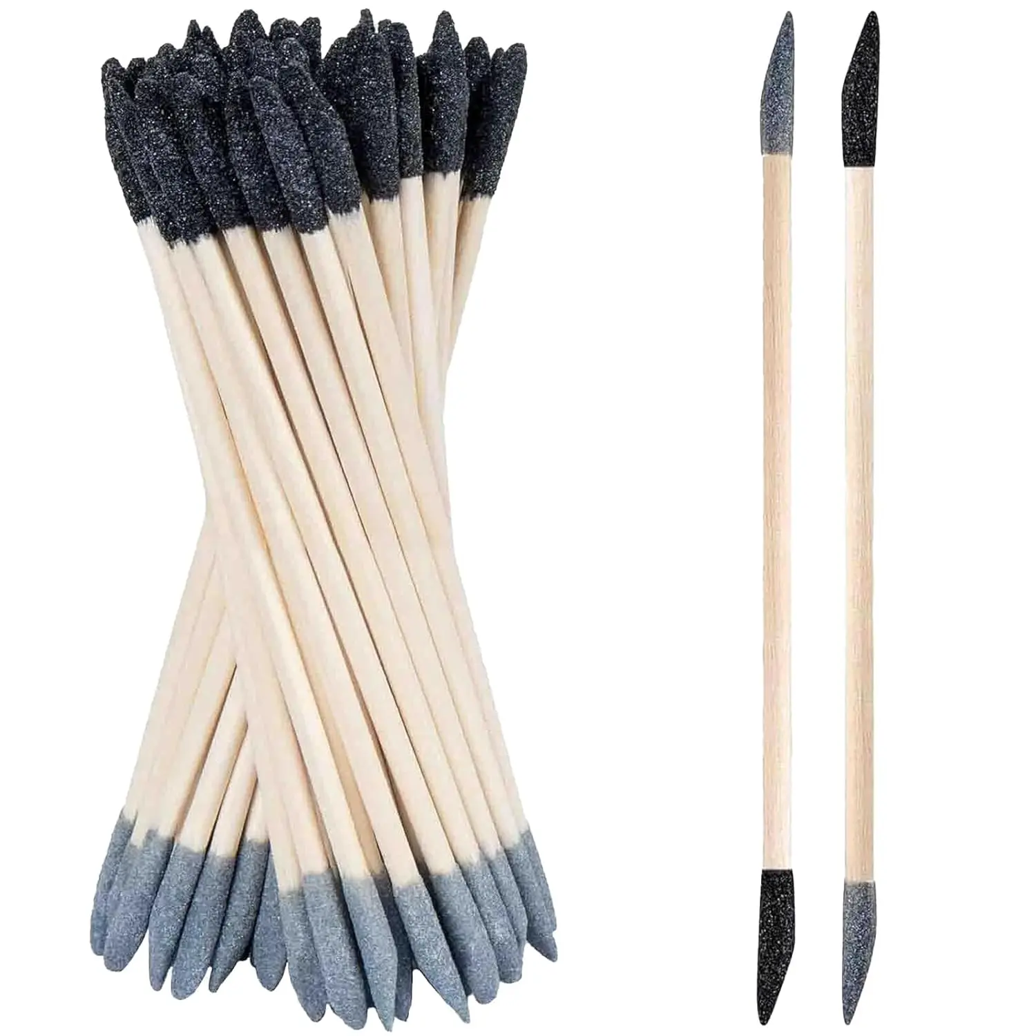 Dual-Ended Matchstick Sanding Sticks (30 Count, 120/280 Grit, 5.4 x 0.2 Inches, Tapered Tips) - Abrasive Tools for Carpenters, Fine Detailing in Tight Spaces for Daily DIY Projects, Diy Enthusiasts