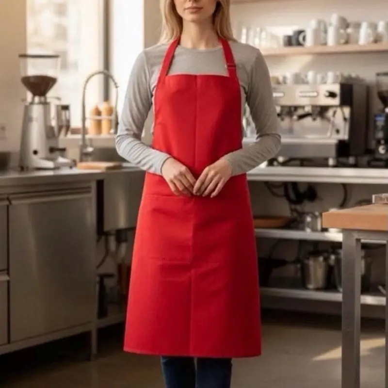 Customizable Printed Chefs Apron - Unisex - Various Colors in pack of 6
