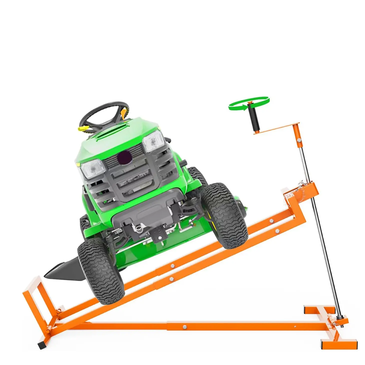 Mower Lift - 880lb Capacity Lawn Mower Lift Jack - Telescopic Maintenance Jack for Mowers and Tractors - Riding Mower Accessories by Stalwart, Less than 38.6''