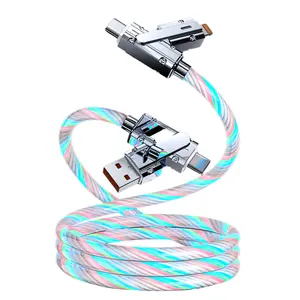 100W 4-in-1 USB-C, USB-A+Type-C+lightning, Multi-Functional Charger Aluminum Alloy, Compatible