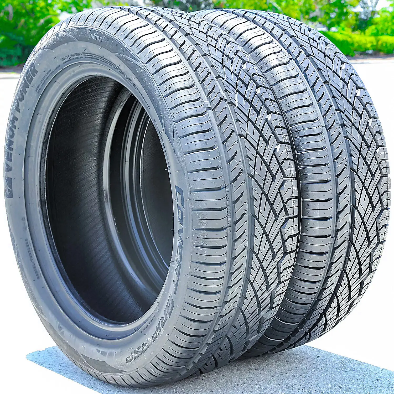 2 Tires Venom Power Covert Grip ASP EV 235/45R18 ZR 94W AS High Performance
