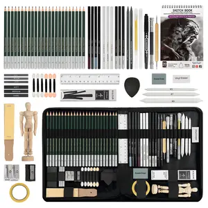 70 Pack Drawing Set Sketching Kit, Sketch Pencils Art Supplies for Adults Artists Kids with Sketchbook,Graphite,Charcoal Pencils,Blending Tools