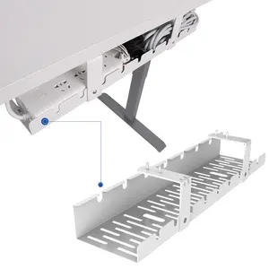 【TikTokShopBlackFriday】FLEXISPOT Under Desk Cable Management Tray, Metal Wire Raceway Organizer for Standing Desk 【TikTokShopBlackFriday】FLEXISPOT Under Desk Cable Management Tray, Metal Wire Raceway Organizer for Standing Desk