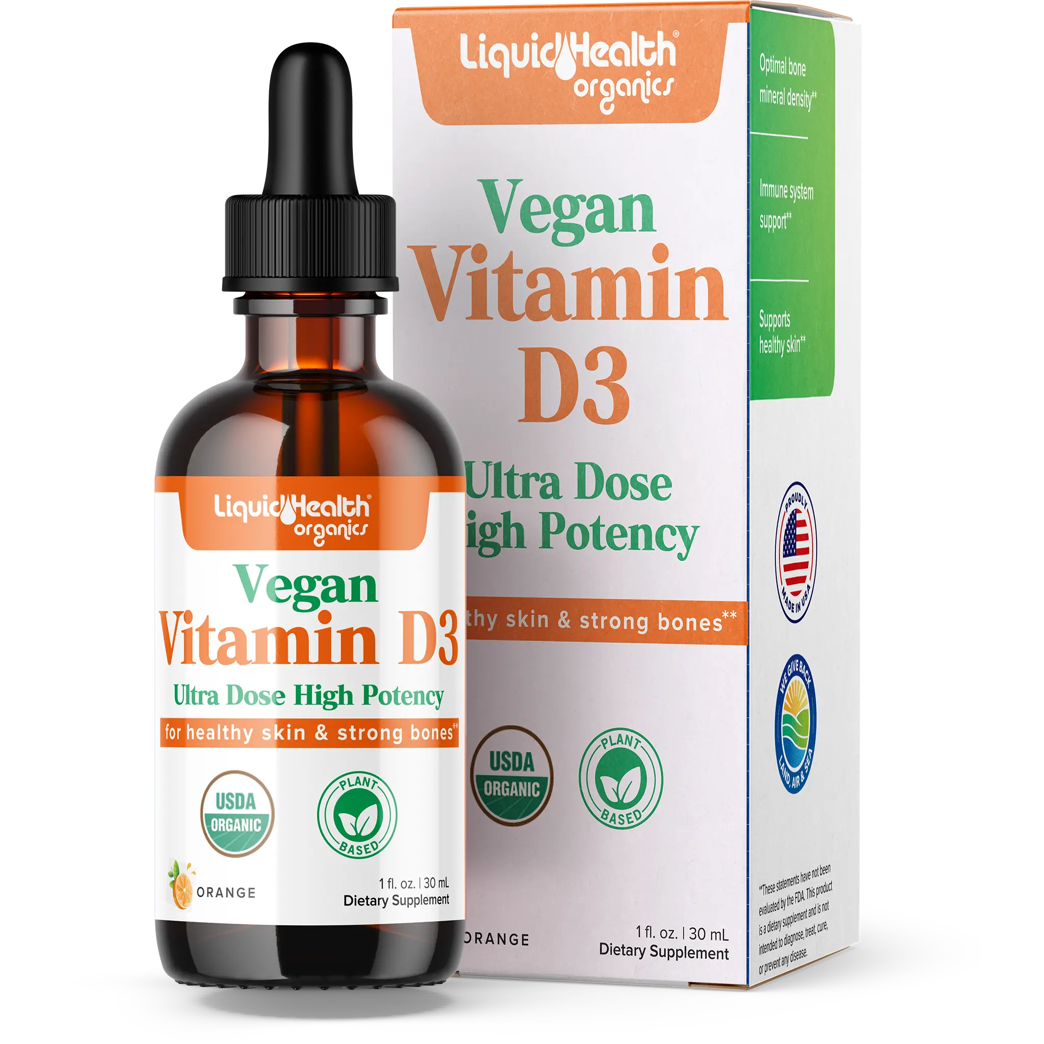 Liquid Organic Vegan Vitamin D3