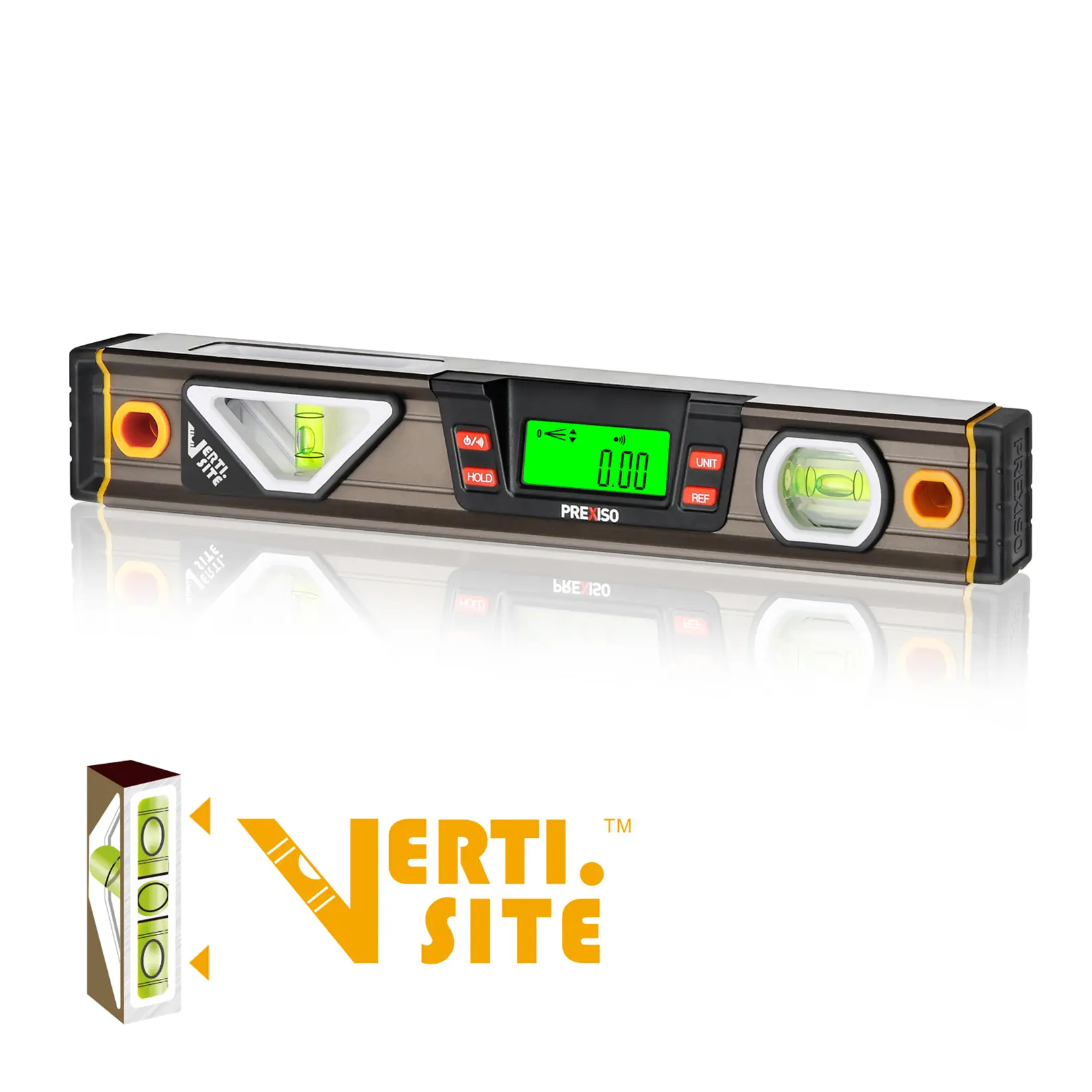 #Summersales PREXISO Digital Level, 11.5'', Angle Slope with LCD Display, 360° Electronic Bubble Inclinometer, Vertical & Horizontal Spirit Bubble for Construction Carpenter Craftsman Renovation Home Professional