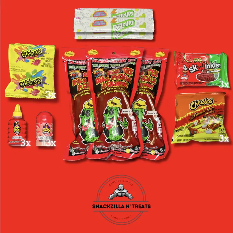 Snackzilla TRIPLE Hot Cheeto Chamoy Kit (30 PC)