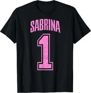 Sabrina Supporter Number 1 Biggest Fan T-Shirt,Cotton, Short Sleeve, Size S-5XL