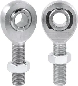 3/8" Heim Joints Rod End Kit,.375" Chromoly Heim Joints Panhard Rod End Kit for Steering,Suspension, Traction Bars, Right&Left Hand Thread with Jam Nuts - 1Set
