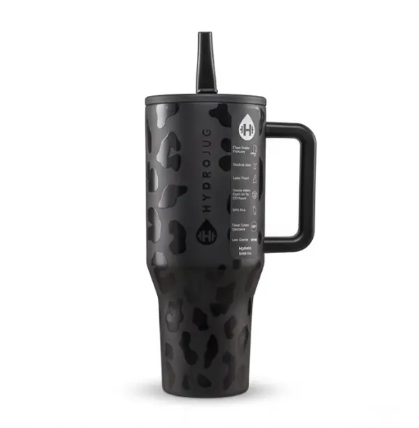 HYDRO JUG 40oz Large-capacity water bottle, sports water bottle, car water bottle, insulated water bottle