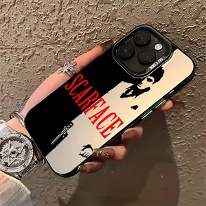 Hot Scarface movie theme phone case for iPhone17 16 15 14 13 12 11 ProMax X XR XSMax 8 7 Plus, anti-slip matte back cover