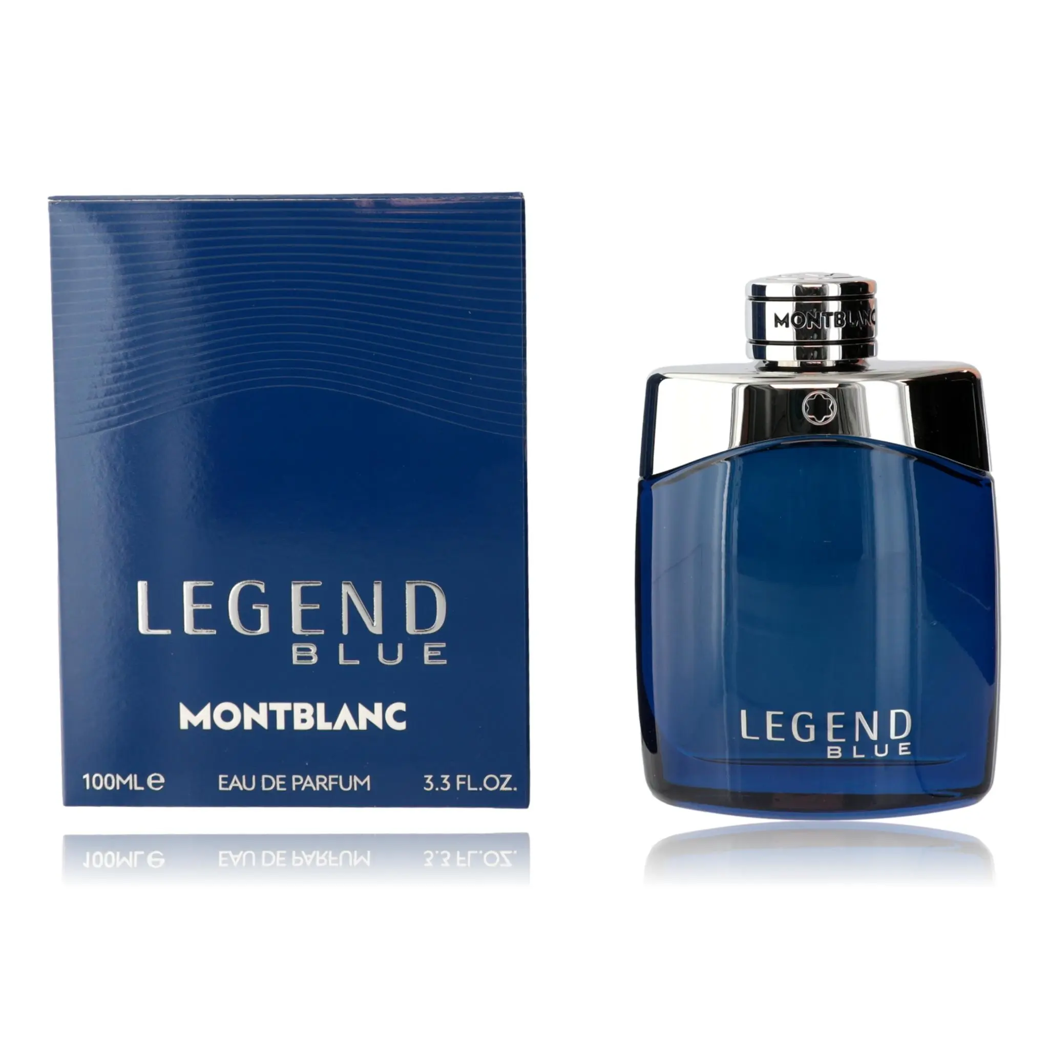 Mont Blanc Legend Blue by Mont Blanc, 3.3 oz EDP Spray for Men, Men's Cologne, Fragrances