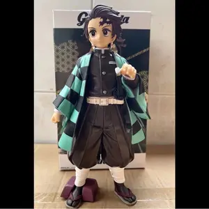 Demon Slayer Kimetsu no Yaiba Ros Series Large Tanjiro Nezuko Action Figure Model Collectible Toy Gift Box Set for Kids and Adults