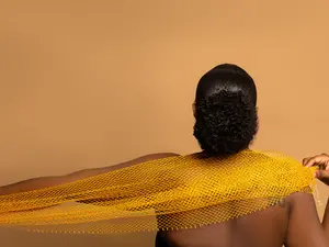 African Exfoliating Net Sponge, Authentic Ethically Sourced from Nigeria Body Scrubber