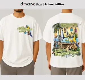 Jimmy Buffett Shirt, Margaritaville Outlaw Country Music T-Shirt, Rip Jimmy Buffet T-shirt Cotton All Sizes for FAn T-shirt, full size, full color, for men, for women Casual Fabric