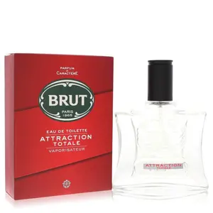 Brut Attraction Totale Faberge EDT Spray 3.4oz Classic Fresh Bold Masculine Cologne Clean Aromatic Long-Lasting Everyday Fragrance for Men Signature Scent