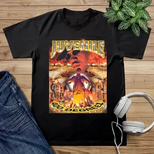 Juvenile 400 Degreez, Juvenile Shirt, Juvenile Cotton Black T-Shirt