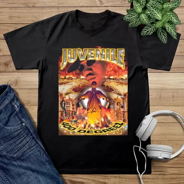 Juvenile 400 Degreez, Juvenile Shirt, Juvenile Cotton Black T-Shirt