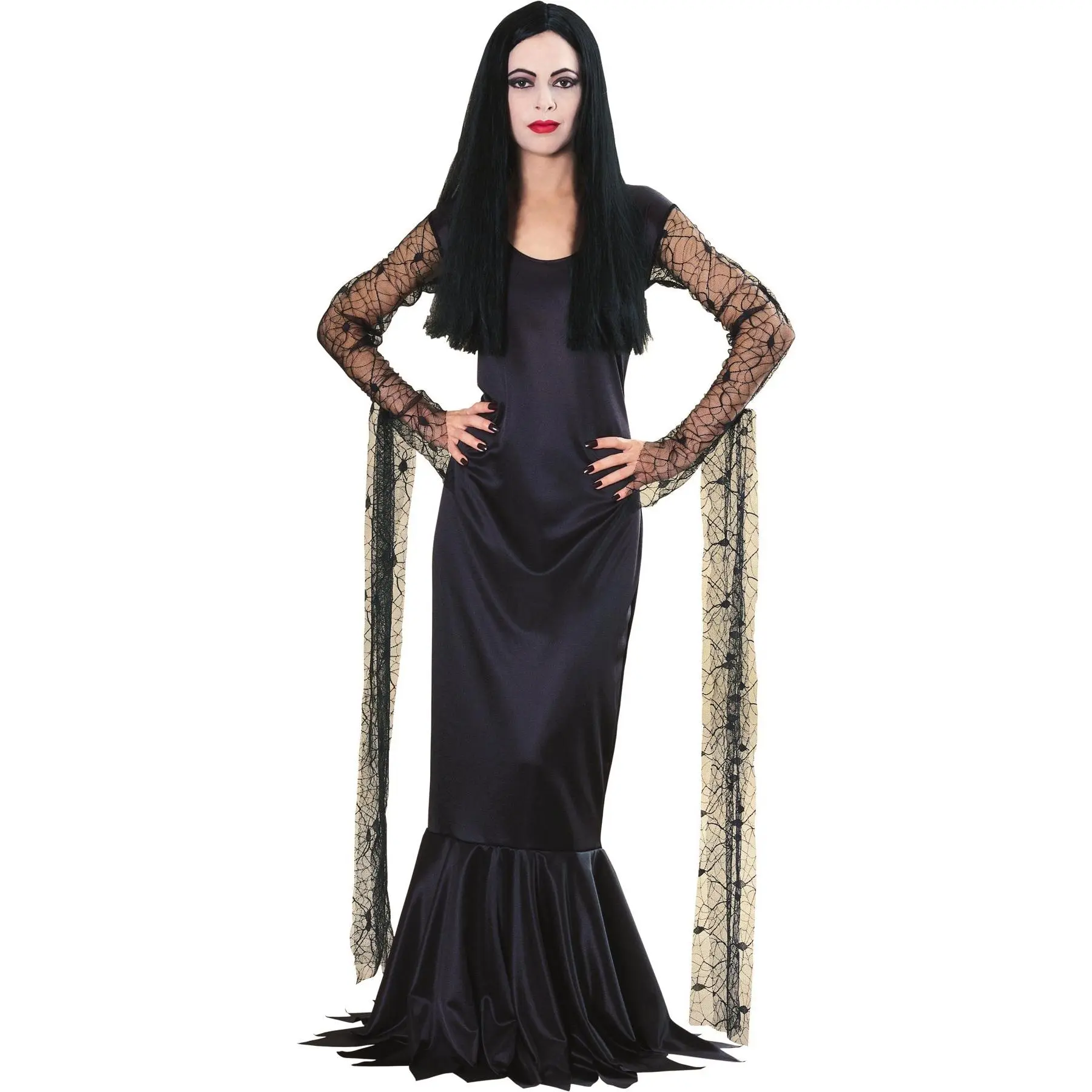 Womens Addams Family Morticia Costume