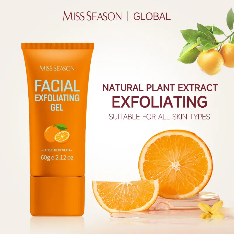 [DD]MISS SEASON Facial Exfoliating gel 60g Orange Enzyme Hydrating Facial Skincare for Skin Repair purifying
