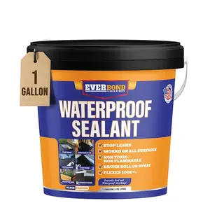 Waterproof Sealant - - All Surface Leak Repair Indoor and Roof Sealant,-Based, Easy to Apply, Original Black, 1 Gallon