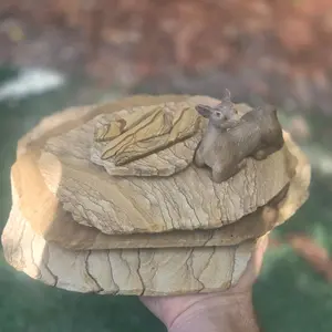 Hand Carved Sandstone Slabs