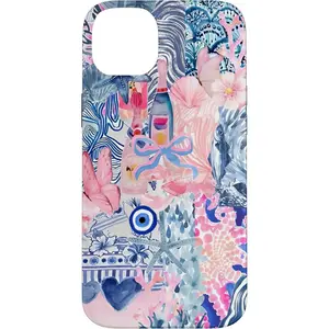 Beachy Blue Coquette Collage Preppy Summer Aesthetic Case for iPhone 14 Plus