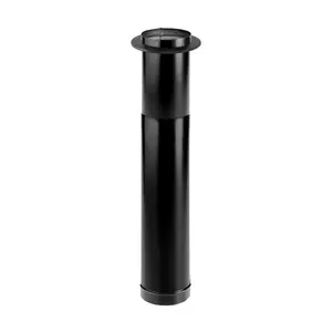 DuraVent 6DBK-TL DuraBlack Telescoping Adjustable Finishing Stove Pipe, 6 Inch DuraVent 6DBK-TL DuraBlack Telescoping Adjustable Finishing Stove Pipe, 6 Inch