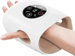 Cordless Hand Massager with Heat & Air Compression, Portable Electric Hand Massager for Pain Relief, Multi-Mode Finger & Palm Massage, Perfect Gift for Women & Men, Mother's Day Gift outdoorfun