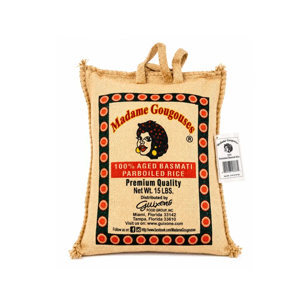 MADAME GOUGOUSSE AGED BASMATI PARBOILED RICE 15LBS