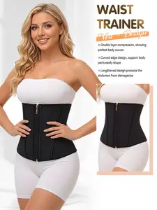 Women High Waist Shapewear – Stretchy Nylon Spandex Waist Trainer, Seamless Core Support, Soft Tummy Control No Digging, Invisible Under Dress Body Shaper, Plus Size Friendly, Breathable & Non-Irritating for Everyday Outfit, Daily Wear