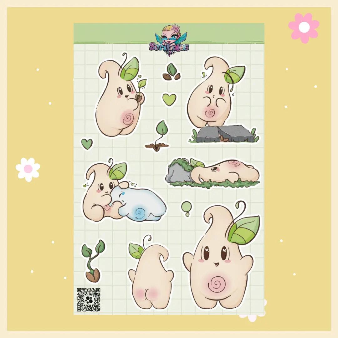 Sprout the Seedling Sticker Sheet