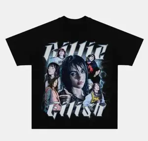 BILLIE 2026 THE TOUR Top, Retro 90s Graphic Fit T-Shirt, Rapper-Inspired Tee